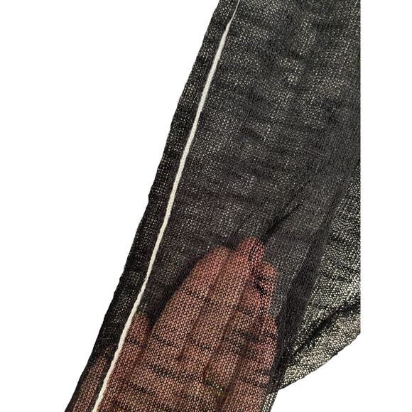 UNIQ Women's Black Sheer Long Sleeve Sweater Style SW-70617 Size M/L NWT - Picture 4 of 9